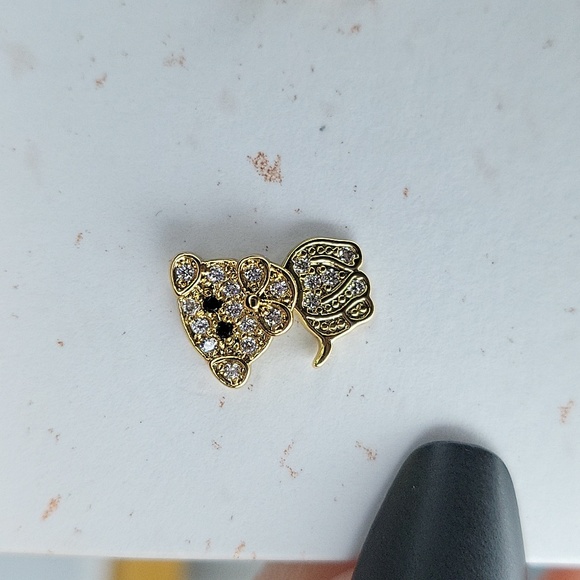 Pippa & rawls gold swivel dog earrings NWT - Picture 6 of 6